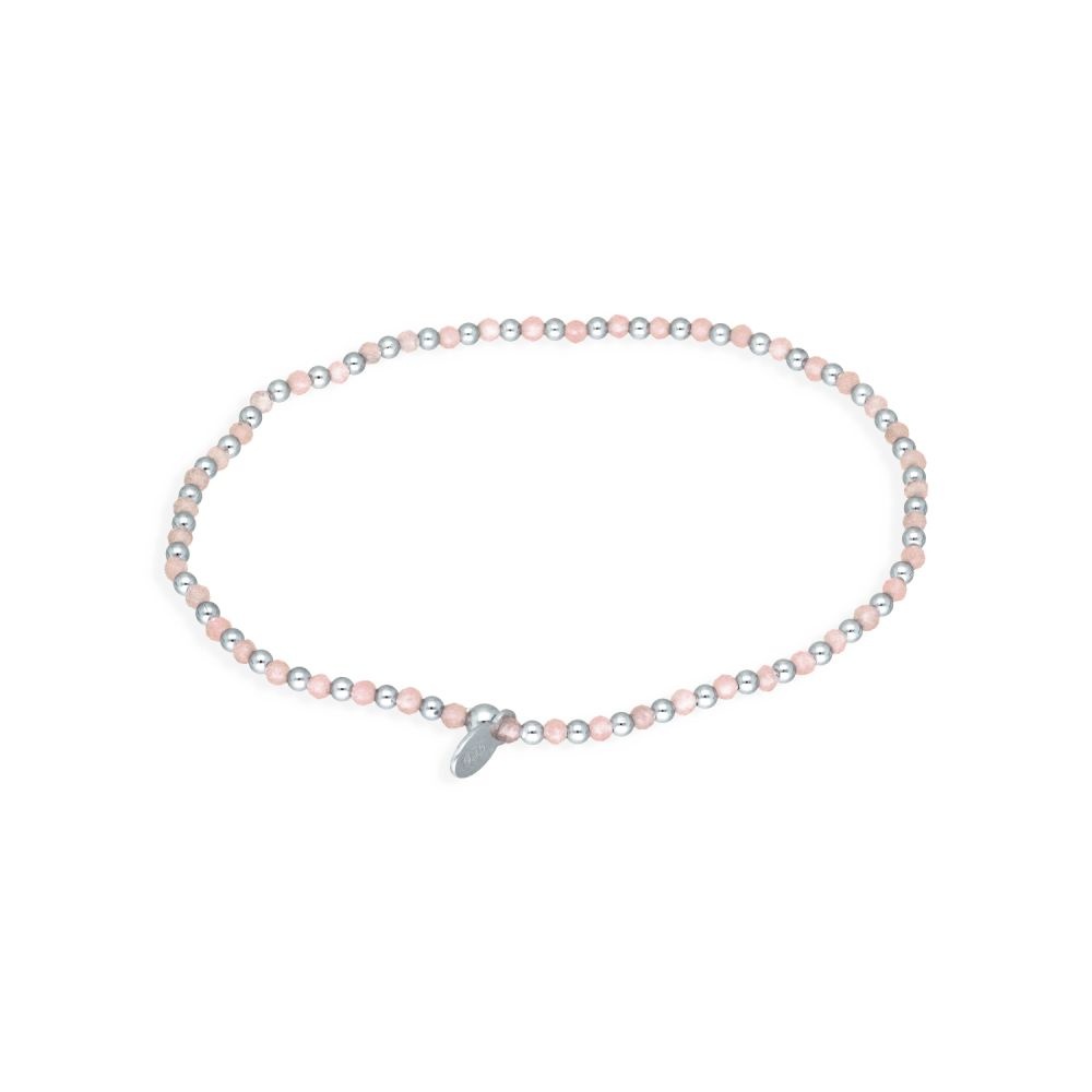 MOISS stříbrný korálkový náramek AVENTURÍN